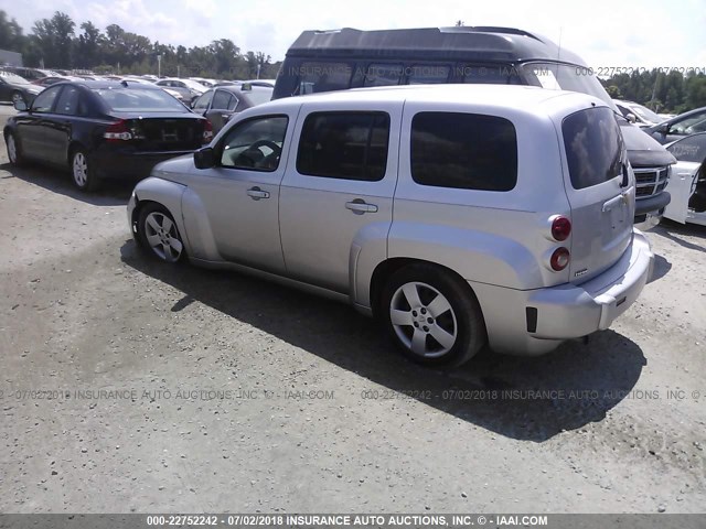 3GNDA13D57S593710 - 2007 CHEVROLET HHR LS SILVER photo 3