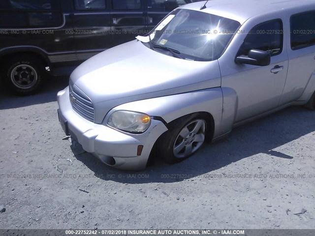 3GNDA13D57S593710 - 2007 CHEVROLET HHR LS SILVER photo 6