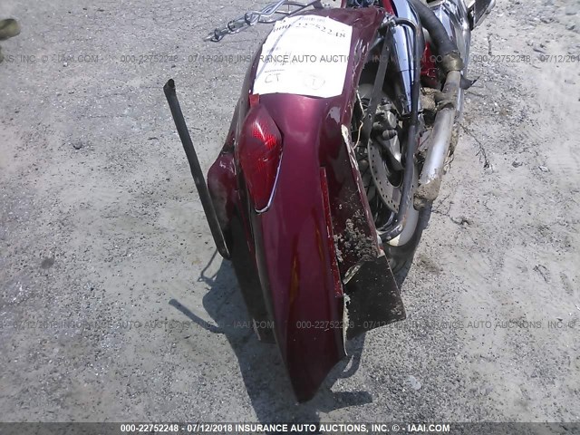 1HFSC52003A002944 - 2003 HONDA VT1300 S RED photo 6