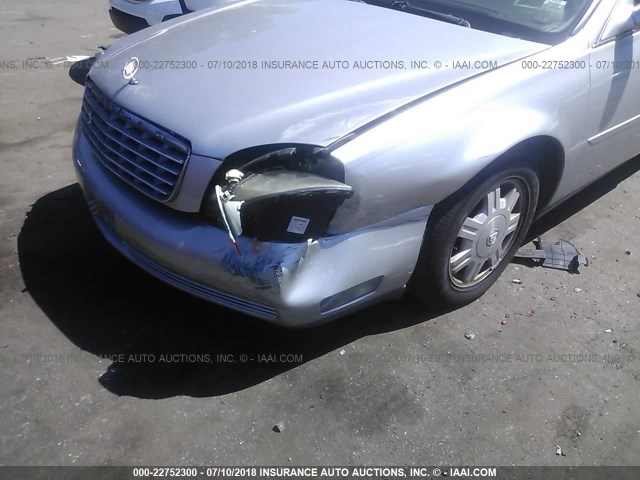 1G6KD54Y54U198313 - 2004 CADILLAC DEVILLE SILVER photo 6