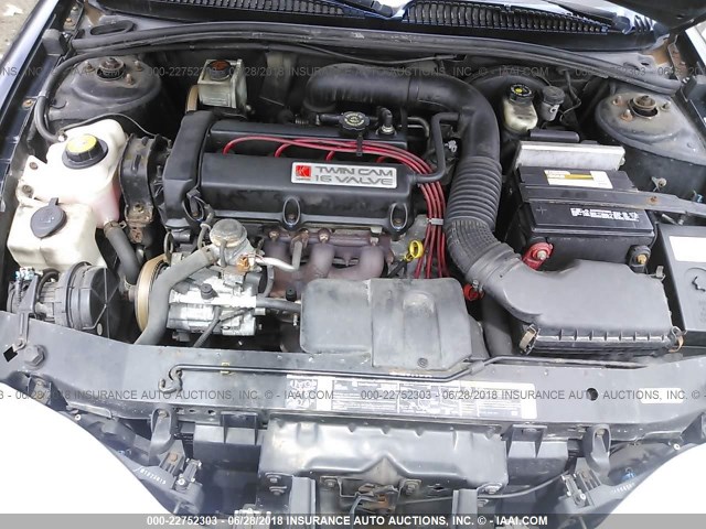 1G8ZR12781Z229031 - 2001 SATURN SC2 BLACK photo 10