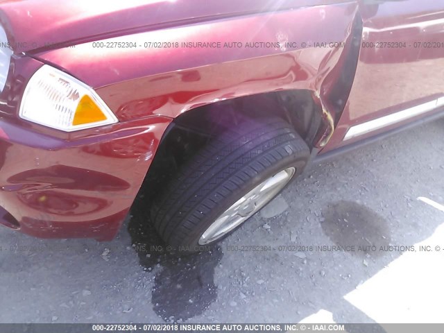 1J4NF5FB2AD598574 - 2010 JEEP COMPASS LIMITED RED photo 6