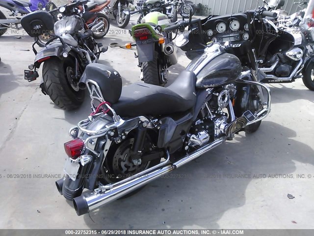 1HD1KB4128Y687636 - 2008 HARLEY-DAVIDSON FLHX BLACK photo 4