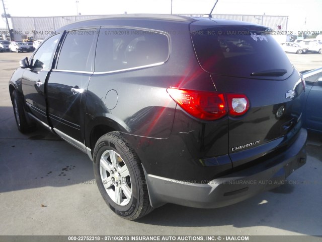 1GNER23D79S116696 - 2009 CHEVROLET TRAVERSE LT BLACK photo 3