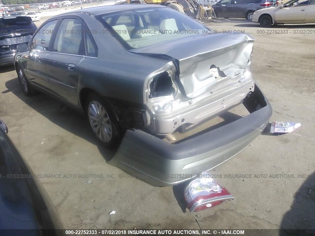 YV1TS592561438809 - 2006 VOLVO S80 2.5T GREEN photo 3