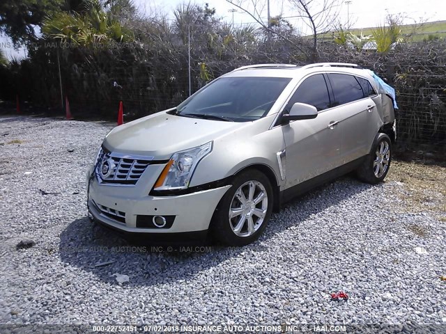 3GYFNCE34GS529626 - 2016 CADILLAC SRX PERFORMANCE COLLECTION GOLD photo 2