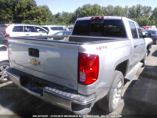 3GCUKSEC2GG144410 - 2016 CHEVROLET SILVERADO K1500 LTZ SILVER photo 4