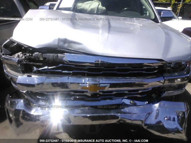 3GCUKSEC2GG144410 - 2016 CHEVROLET SILVERADO K1500 LTZ SILVER photo 6