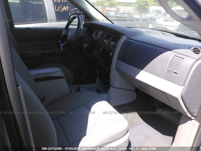 1D8HB48N08F149426 - 2008 DODGE DURANGO SLT GRAY photo 5