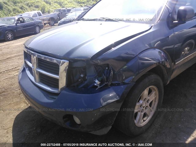 1D8HB48N08F149426 - 2008 DODGE DURANGO SLT GRAY photo 6