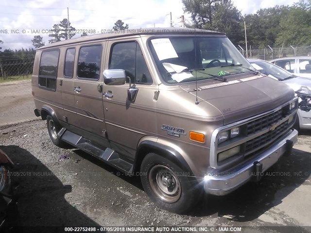 1GBEG25K5SF134675 - 1995 CHEVROLET G20 BROWN photo 1