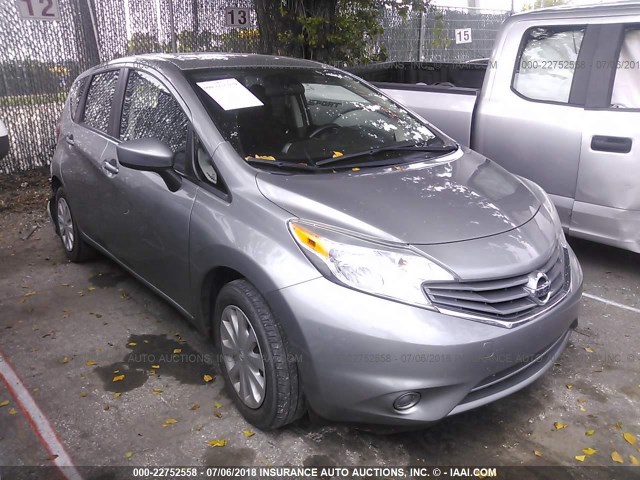 3N1CE2CP7FL393111 - 2015 NISSAN VERSA NOTE S/S PLUS/SV/SL/SR GRAY photo 1