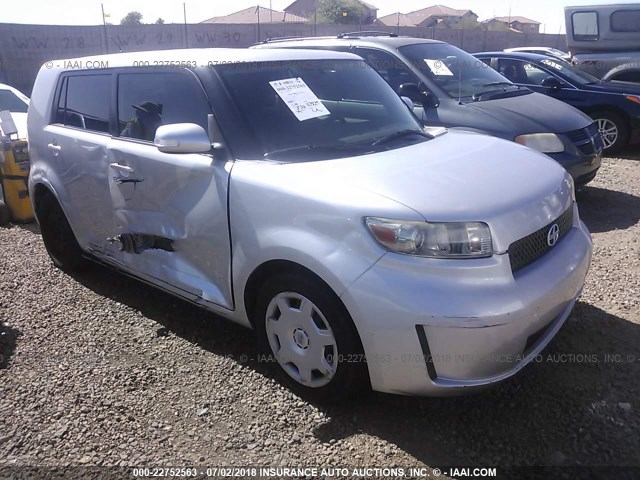 JTLKE50EX81052751 - 2008 TOYOTA SCION XB ვერცხლისფერი ფოტო 1