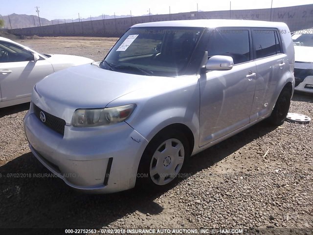 JTLKE50EX81052751 - 2008 TOYOTA SCION XB ვერცხლისფერი ფოტო 2
