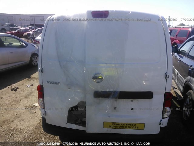 3N6CM0KN9EK690693 - 2014 NISSAN NV200 2.5S/2.5SV WHITE photo 6