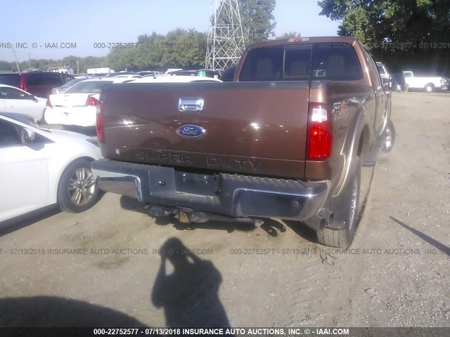 1FT8W3BT0BEC84892 - 2011 FORD F350 SUPER DUTY BROWN photo 8