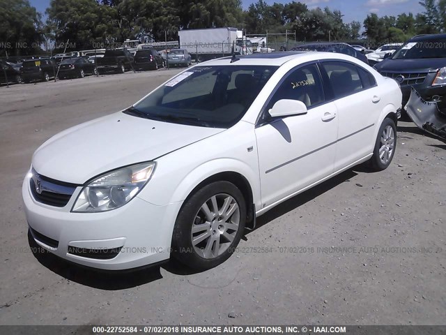 1G8ZS57N18F114057 - 2008 SATURN AURA XE WHITE photo 2