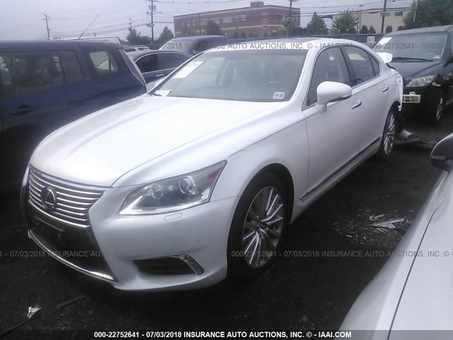 JTHCL5EFXH5029386 - 2017 LEXUS LS 460 WHITE photo 2