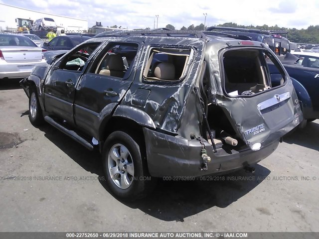 4F2CU09132KM57728 - 2002 MAZDA TRIBUTE LX/ES 灰色 照片 3