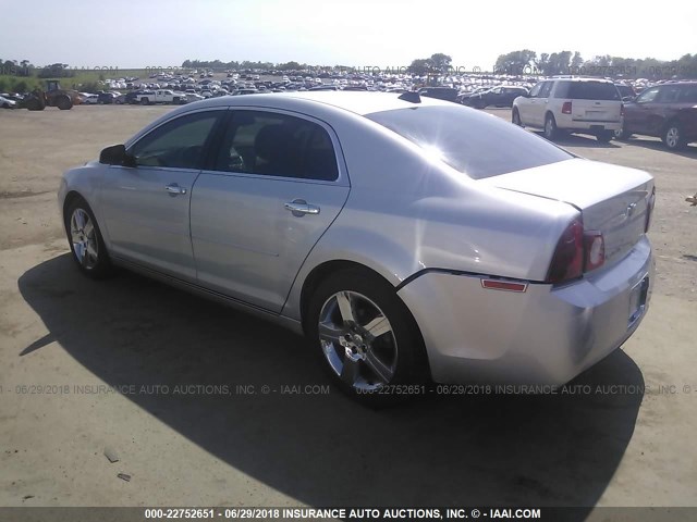 1G1ZC5E07CF183010 - 2012 CHEVROLET MALIBU 1LT SILVER photo 3