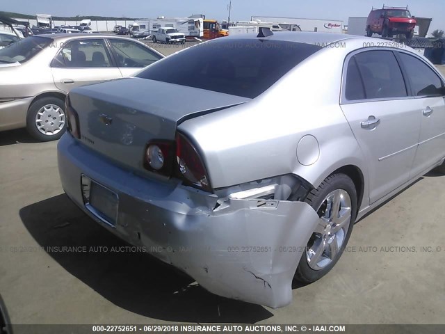 1G1ZC5E07CF183010 - 2012 CHEVROLET MALIBU 1LT SILVER photo 6
