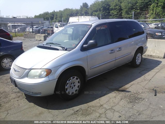 2C4GP24353R246711 - 2003 CHRYSLER TOWN & COUNTRY  SILVER photo 2