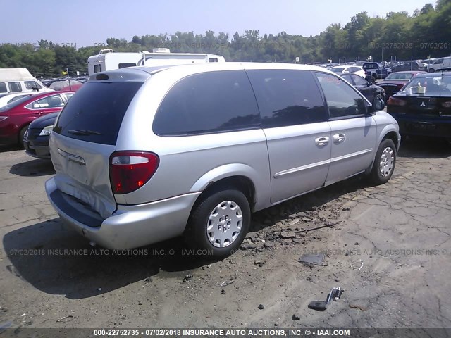 2C4GP24353R246711 - 2003 CHRYSLER TOWN & COUNTRY  SILVER photo 4