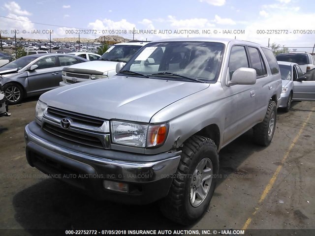 JT3HN86R510325189 - 2001 TOYOTA 4RUNNER SR5 SILVER photo 2