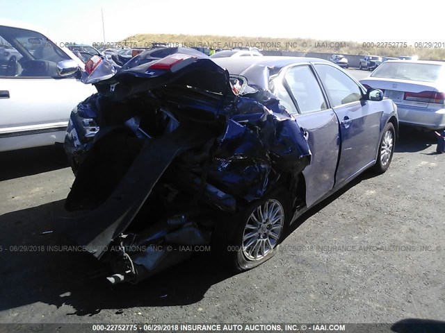 4T1BE46K27U122724 - 2007 TOYOTA CAMRY NEW GENERAT CE/LE/XLE/SE BLUE photo 4