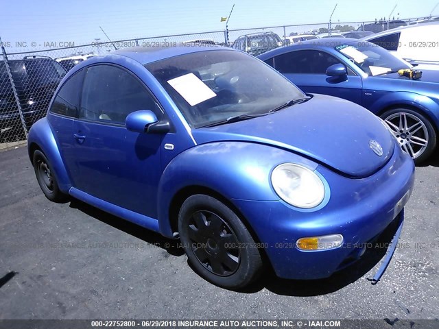 3VWDD21C11M464548 - 2001 VOLKSWAGEN NEW BEETLE GLX 蓝色 照片 1