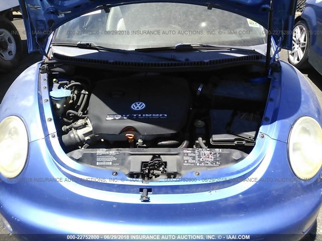 3VWDD21C11M464548 - 2001 VOLKSWAGEN NEW BEETLE GLX 蓝色 照片 10