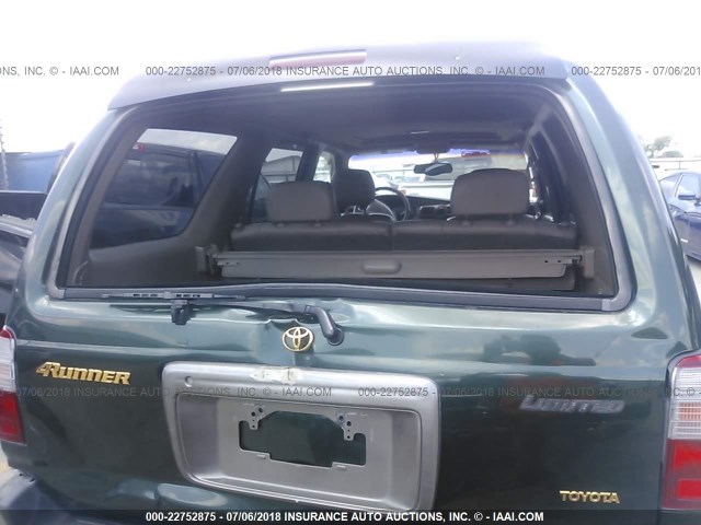 JT3GN87R4X0108476 - 1999 TOYOTA 4RUNNER LIMITED GREEN photo 6