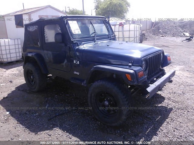 1J4FY29P1VP461781 - 1997 JEEP WRANGLER / TJ SE BLUE photo 1