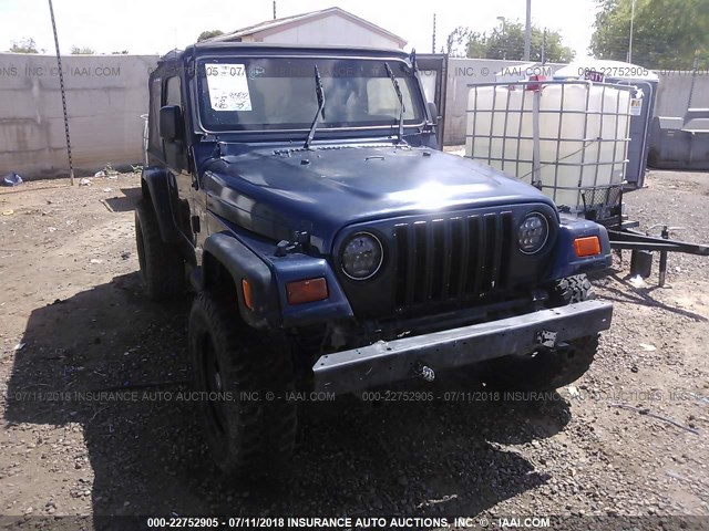 1J4FY29P1VP461781 - 1997 JEEP WRANGLER / TJ SE BLUE photo 6