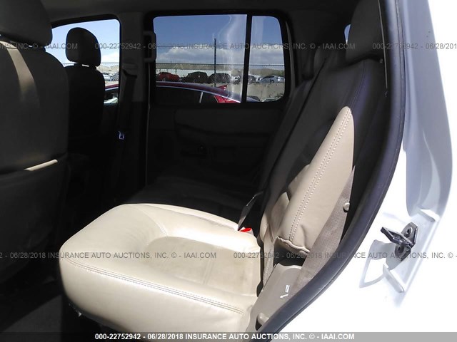 1FMZU73K25UC05378 - 2005 FORD EXPLORER XLT/XLT SPORT/NBX 白色 照片 8