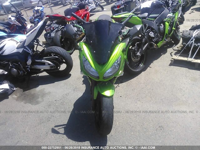 JKAEXEE11CDA00566 - 2012 KAWASAKI EX650 EC GREEN photo 5