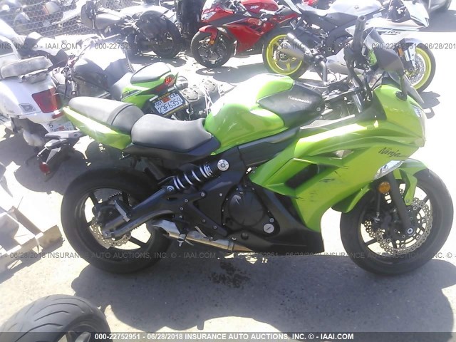 JKAEXEE11CDA00566 - 2012 KAWASAKI EX650 EC GREEN photo 8