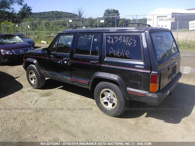 1J4FJ68S9TL238216 - 1996 JEEP CHEROKEE SPORT/CLASSIC შავი ფოტო 3