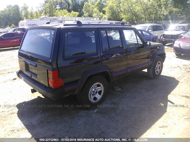 1J4FJ68S9TL238216 - 1996 JEEP CHEROKEE SPORT/CLASSIC შავი ფოტო 4