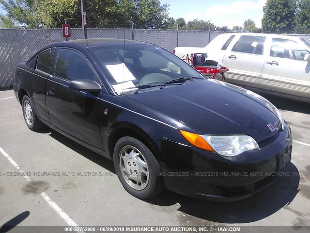 1G8AN12F73Z187230 - 2003 SATURN ION LEVEL 2 BLACK photo 1