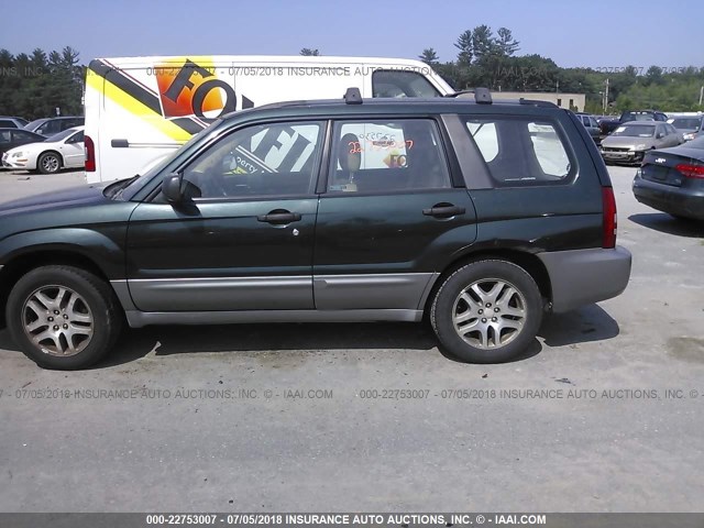 JF1SG67605H746657 - 2005 SUBARU FORESTER 2.5XS LL BEAN GREEN photo 6