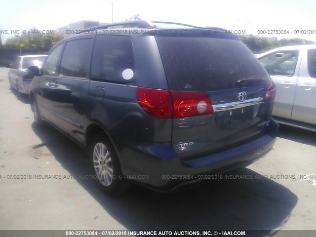 5TDBK22C37S006632 - 2007 TOYOTA SIENNA XLE/XLE LIMITED BLUE photo 3