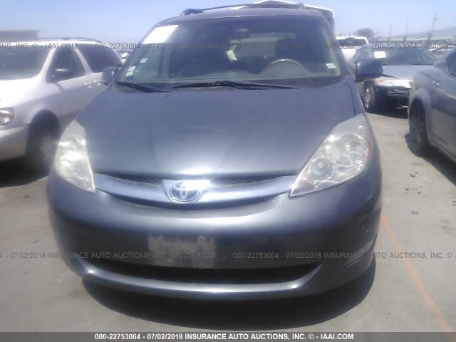 5TDBK22C37S006632 - 2007 TOYOTA SIENNA XLE/XLE LIMITED BLUE photo 6