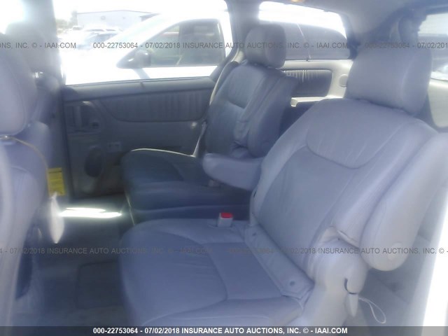 5TDBK22C37S006632 - 2007 TOYOTA SIENNA XLE/XLE LIMITED BLUE photo 8