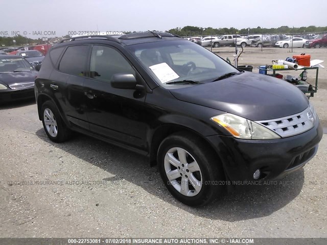 JN8AZ08T23W115052 - 2003 NISSAN MURANO SL/SE BLACK photo 1