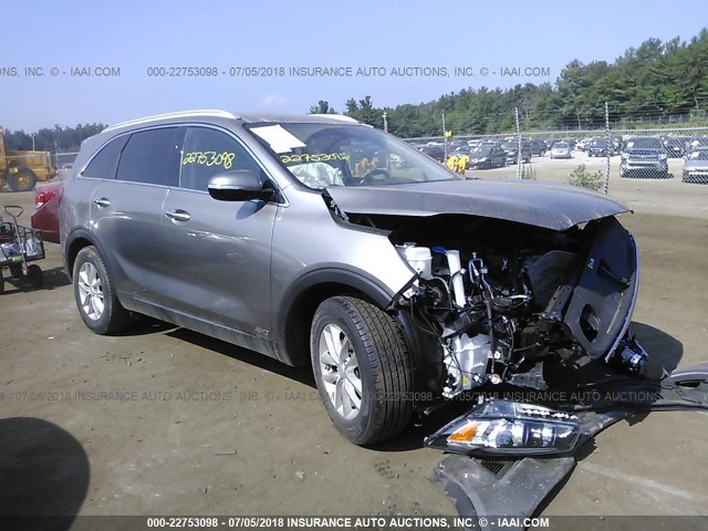 5XYPGDA3XGG066103 - 2016 KIA SORENTO LX/L GRAY photo 1