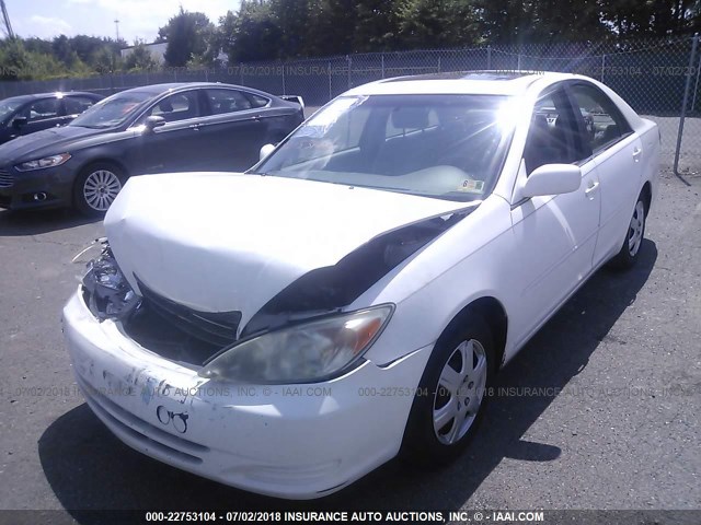 4T1BE30K22U106986 - 2002 TOYOTA CAMRY LE/XLE/SE 白色 照片 2
