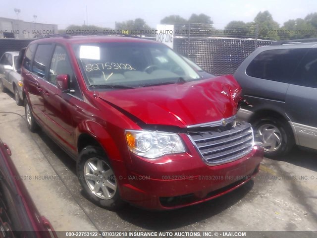 2A8HR54P28R782597 - 2008 CHRYSLER TOWN & COUNTRY TOURING RED photo 1