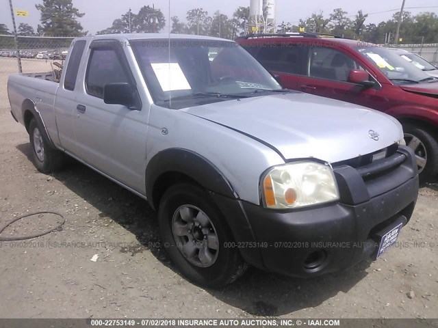 1N6DD26S21C388646 - 2001 NISSAN FRONTIER KING CAB XE SILVER photo 1