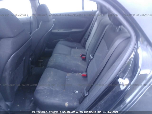 1G1ZC5E09AF170384 - 2010 CHEVROLET MALIBU 1LT შავი ფოტო 8